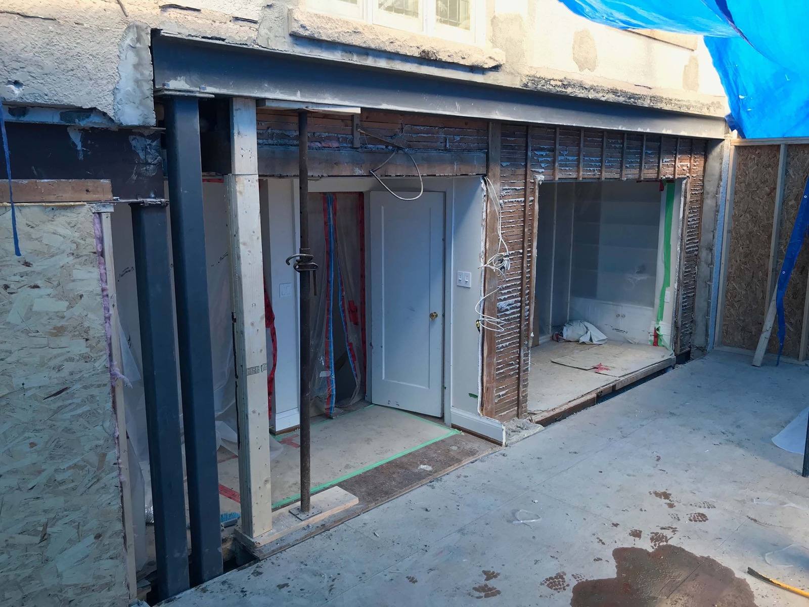 Steel beam structures