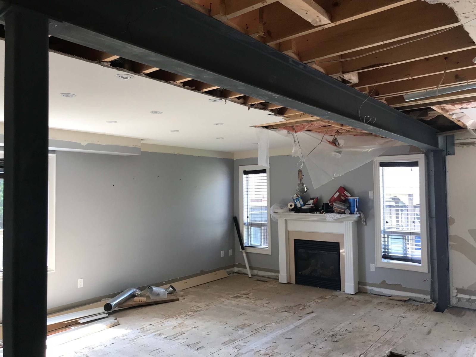 Steel beam structures