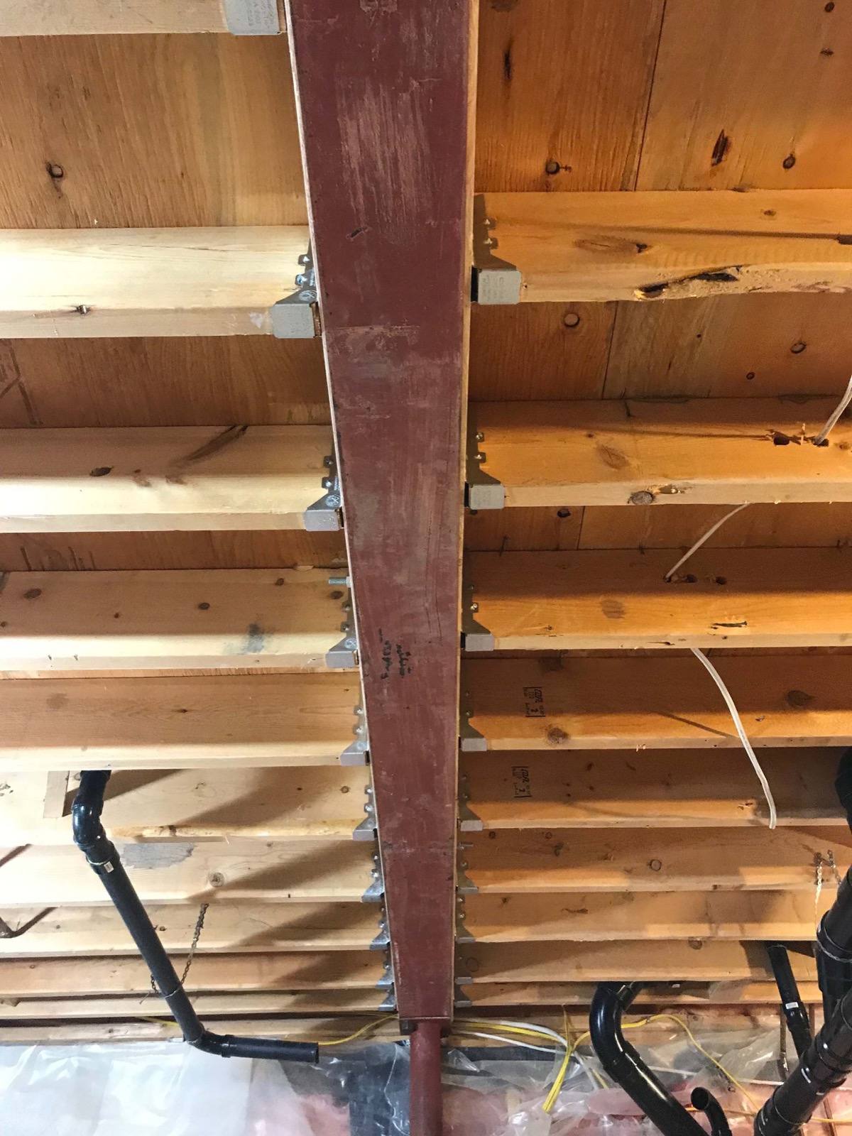 Steel beam structures