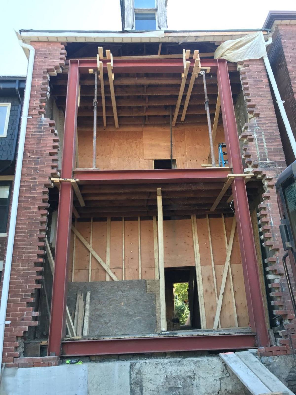 Building steel structure 