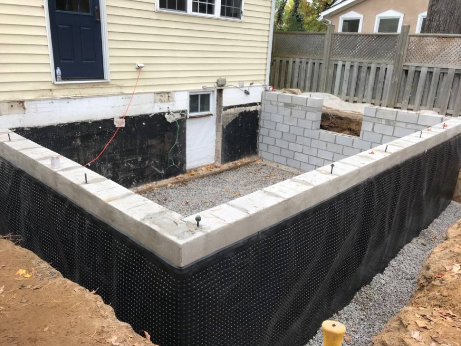 foundation waterproofing done 