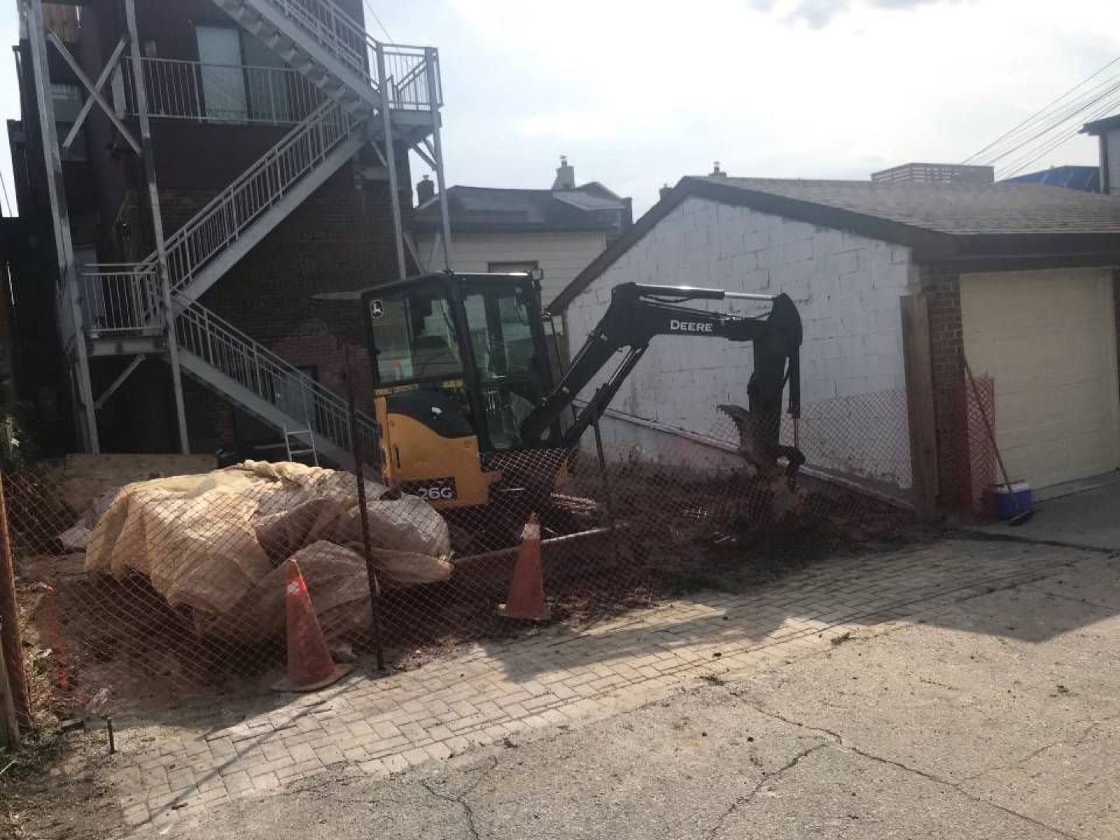 ongoing construction