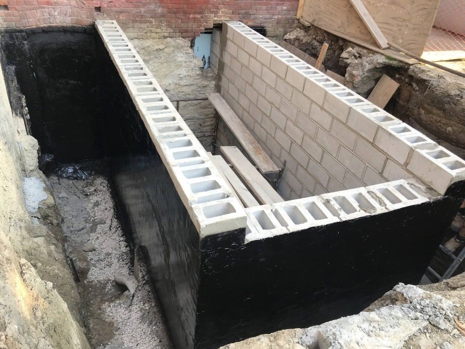 Pool block work