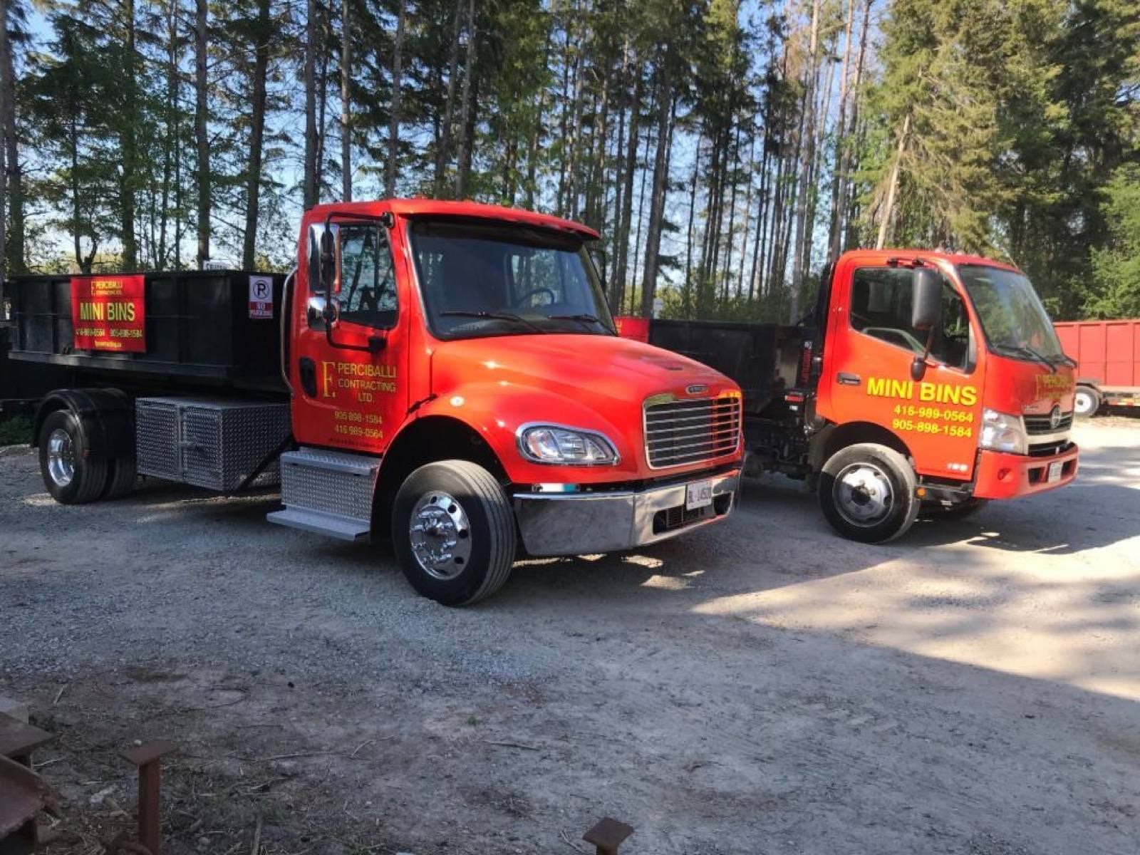 mini bin trucks