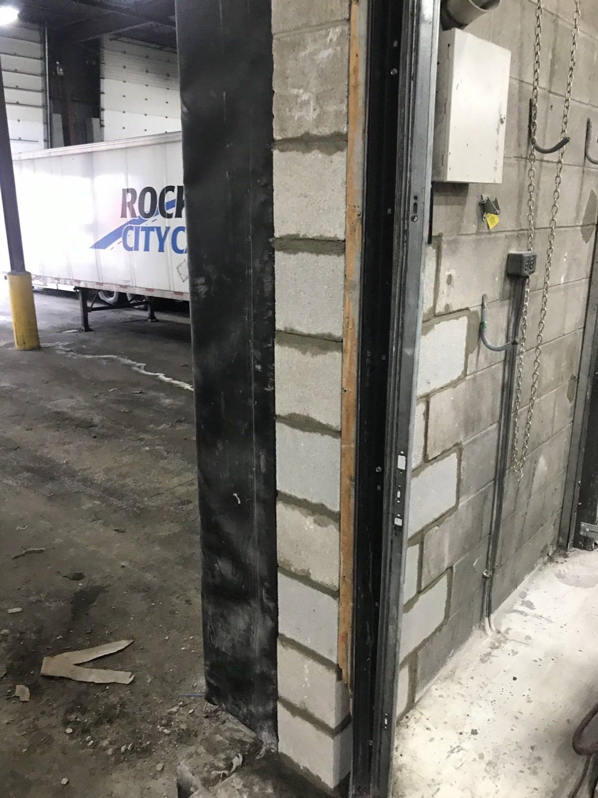 Door cement work