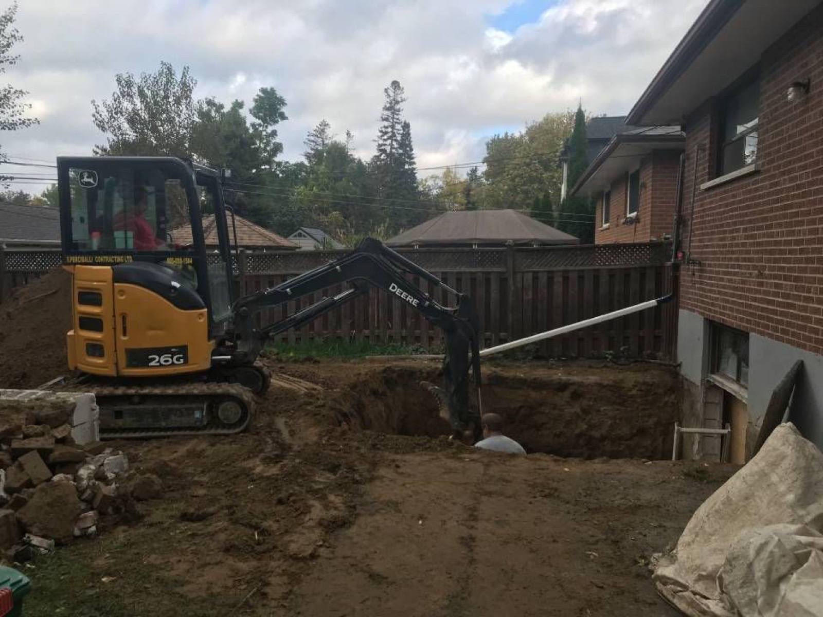 construction going on