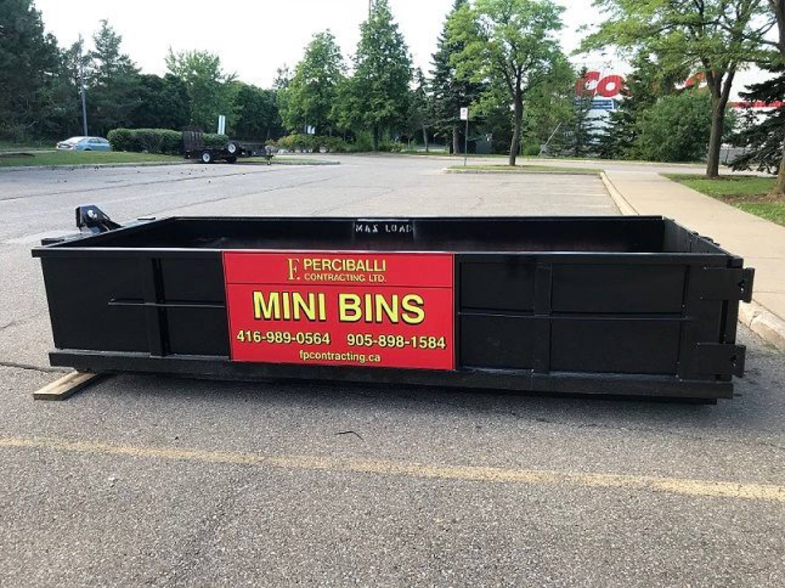 Long dust bin 