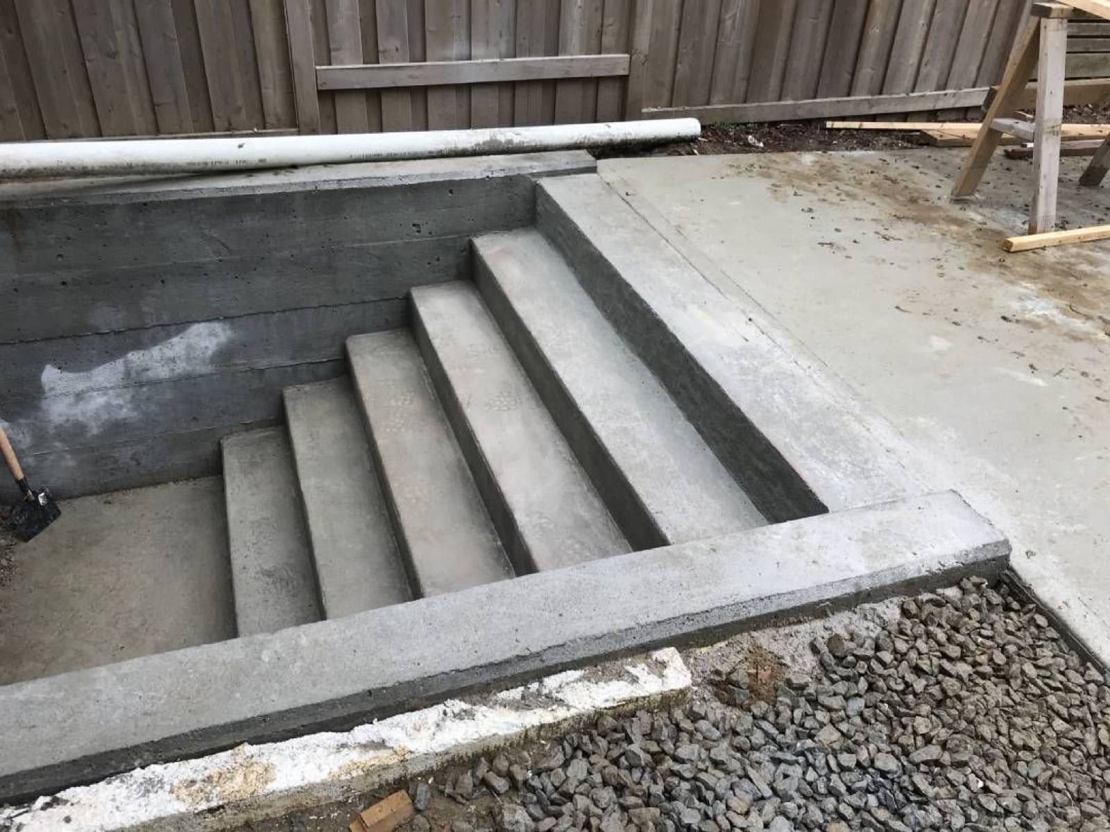 concrete steps 