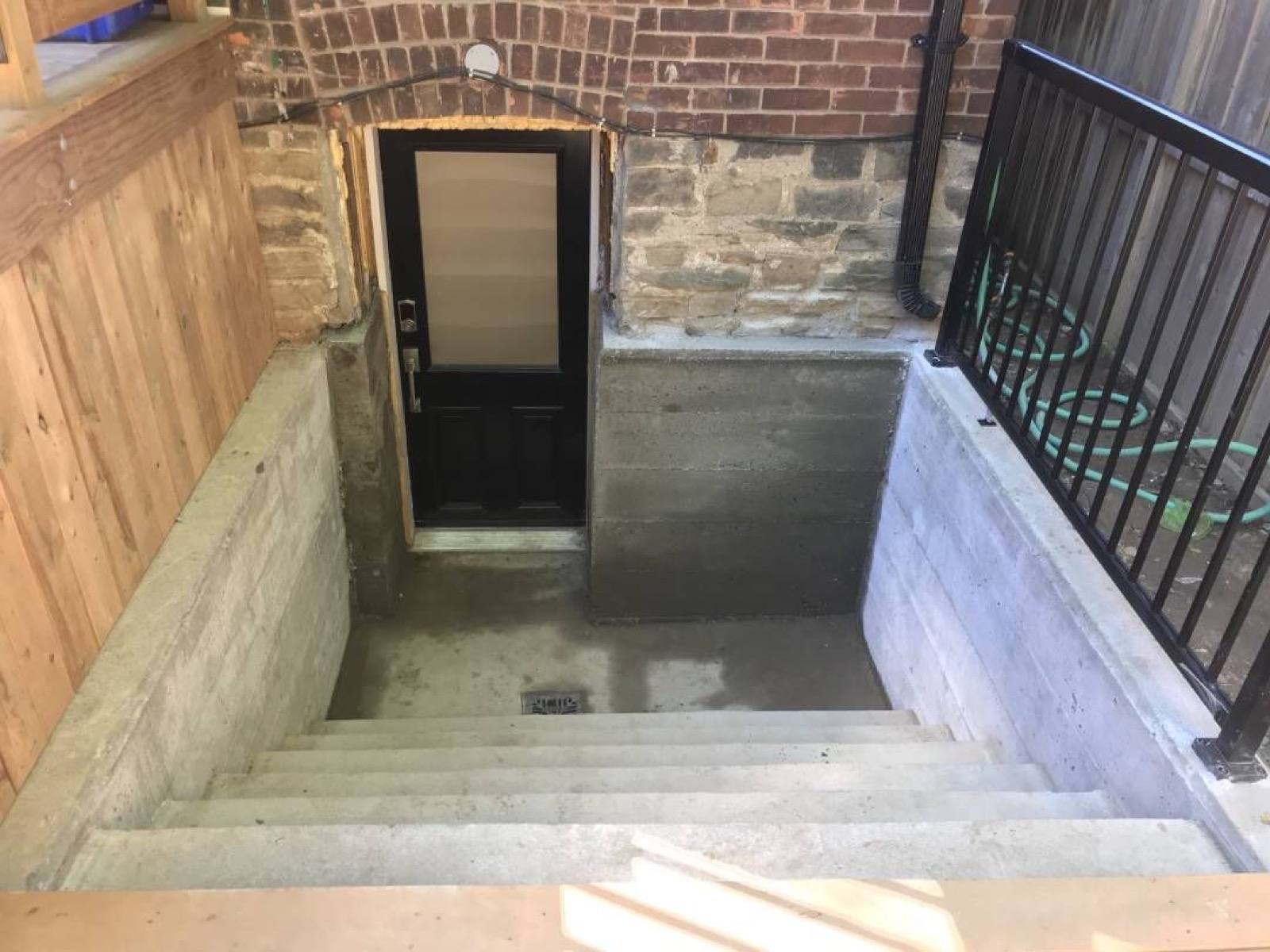 steps to basement
