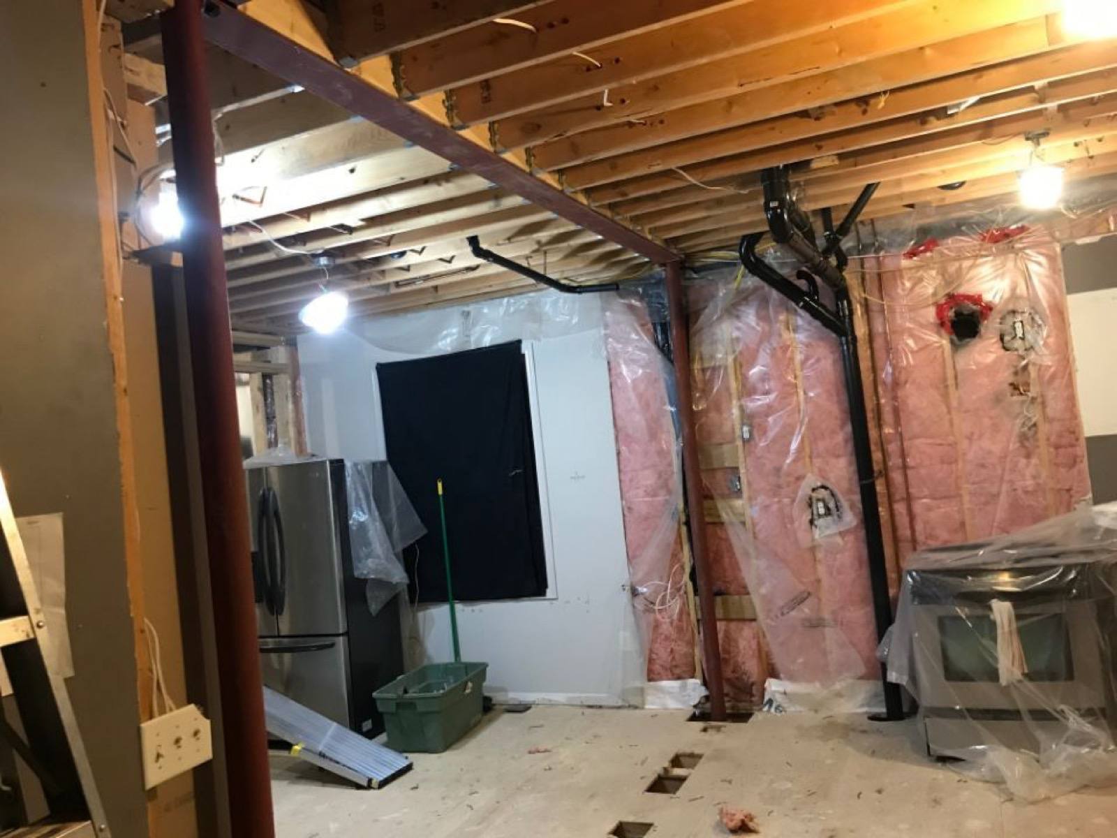 interior view of a house structure